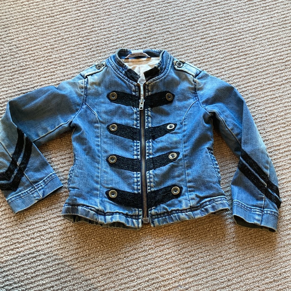 Little Marc Jacob’s 4T denim chambray & detailed jacket